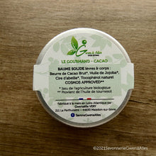 Charger l'image dans la galerie, LE GOURMAND CACAO - Baume Solide boite 15ml